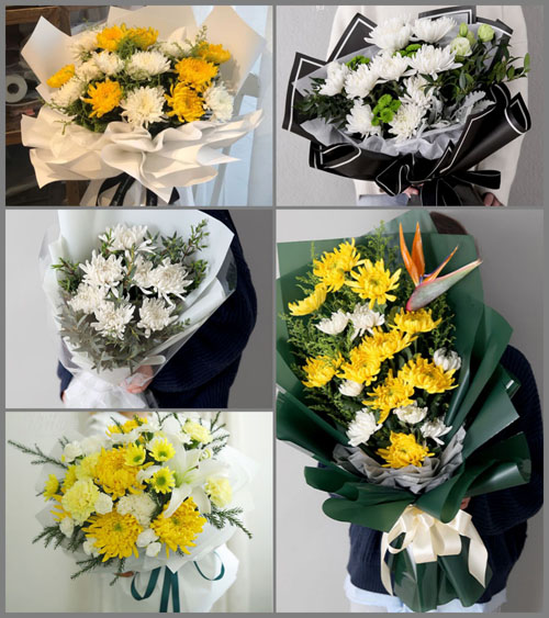 山东济宁曲阜市防山镇防后村白事花束代送